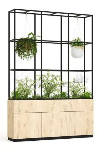 Melamine - Planter Room Divider